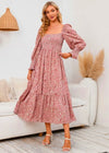 Robe Champêtre Manche Longue