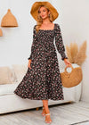 Robe Champêtre Manche Longue