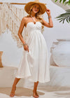 Robe Champêtre Pastel Blanc / S