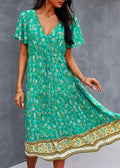 Robe Champêtre Vert d'Eau