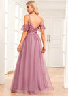 Robe Champêtre Vieux Rose