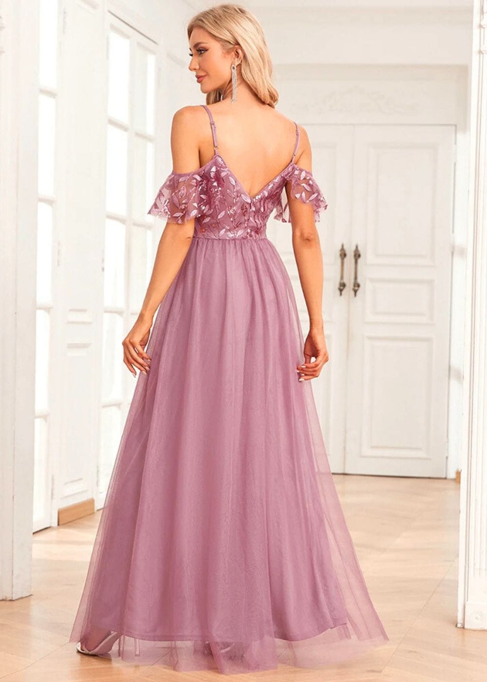 Robe Champêtre Vieux Rose