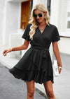 Robe Courte Mariage Champêtre Noir / S