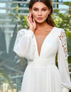robe de mariée boheme avec manche