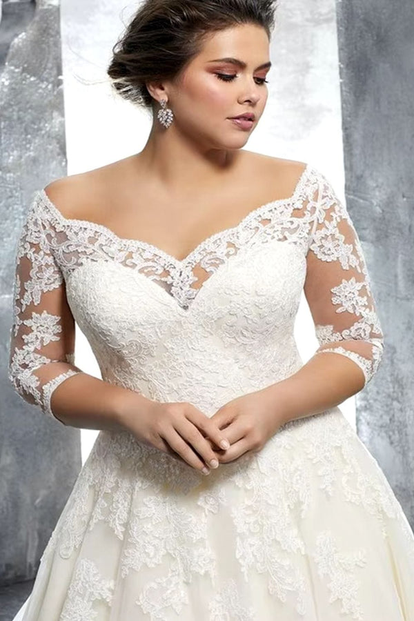 Robe de Mariée Bohème Chic Grande Taille – Tendance Champêtre