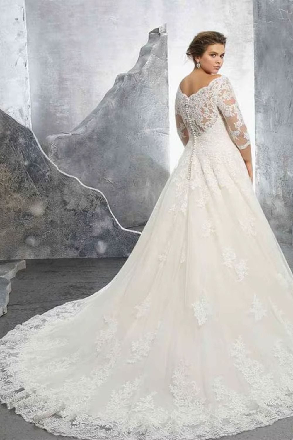 Robe de mariée bohème chic grande taille