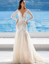 robe de mariée bohème dentelle Blanc / Sur Mesure