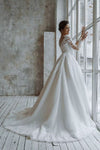Robe de mariée bohème faite main