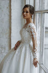 Robe de mariée bohème faite main