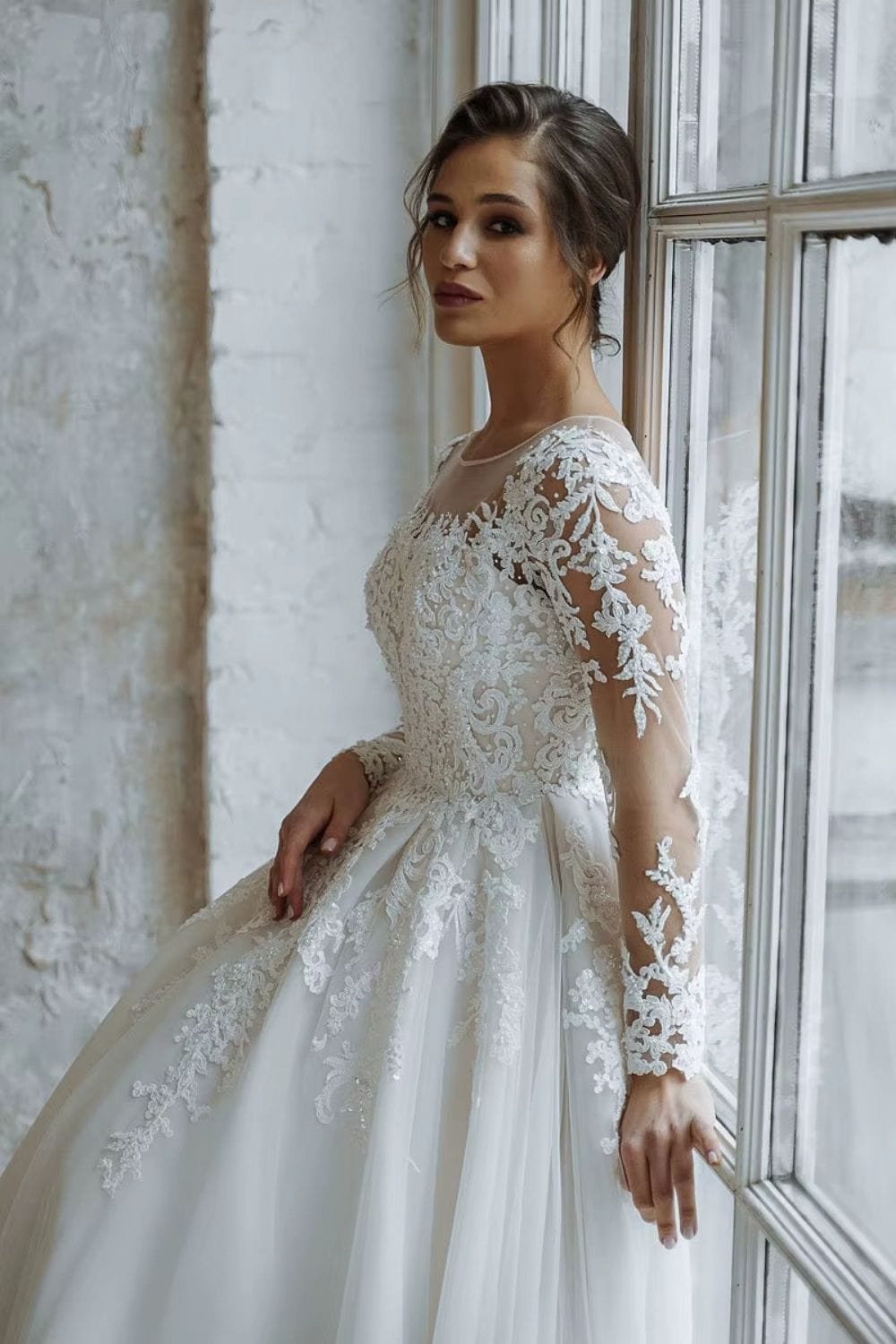 Robe de mariée bohème faite main