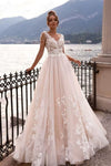 Robe de mariée bohème luxe Blanc / Sur mesure
