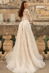 Robe de mariée bohème manches courtes