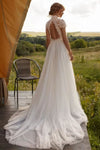 Robe de mariée bohème moderne Ivoire / Sur mesure