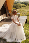 Robe de mariée bohème moderne Ivoire / Sur mesure