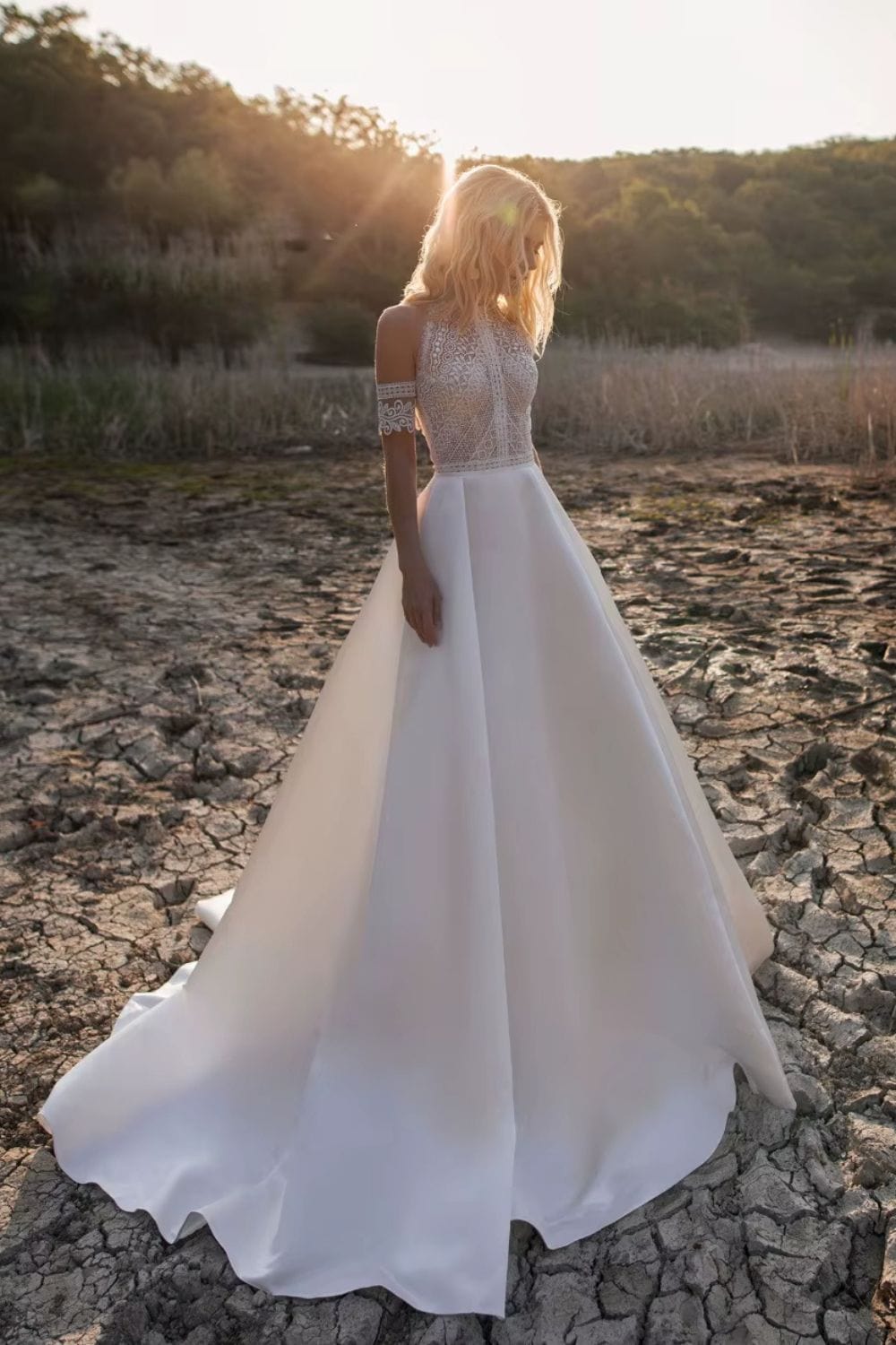 Robe de mariée campagnarde