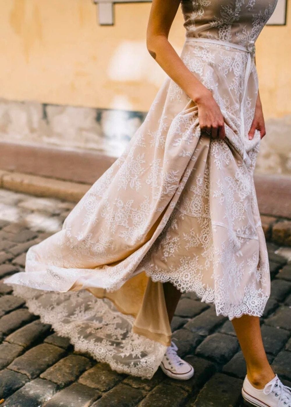 Robe de Mariée Dentelle Bohème Chic Champêtre Tendance Champêtre