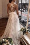 Robe de mariée empire bohème Blanc / Sur mesure