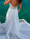 robe de mariée plage boheme Blanc / Sur Mesure