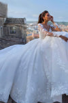 Robe de Mariée Princesse Champêtre Blanc / Sur-Mesure