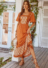 Robe Esprit Champêtre Orange / S