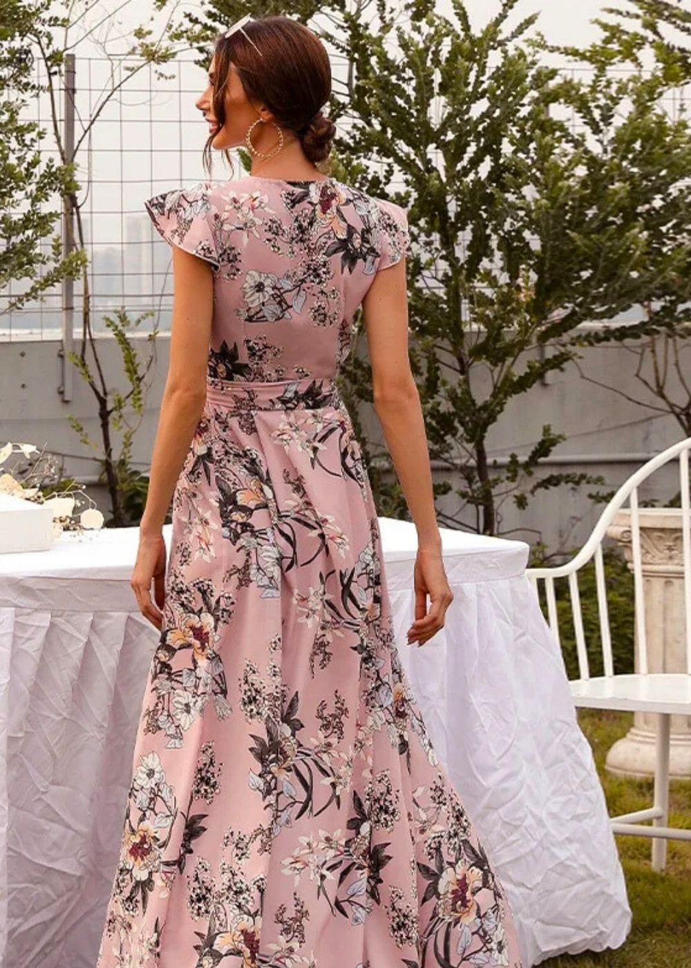 Robe Fleurie pour Mariage Champêtre