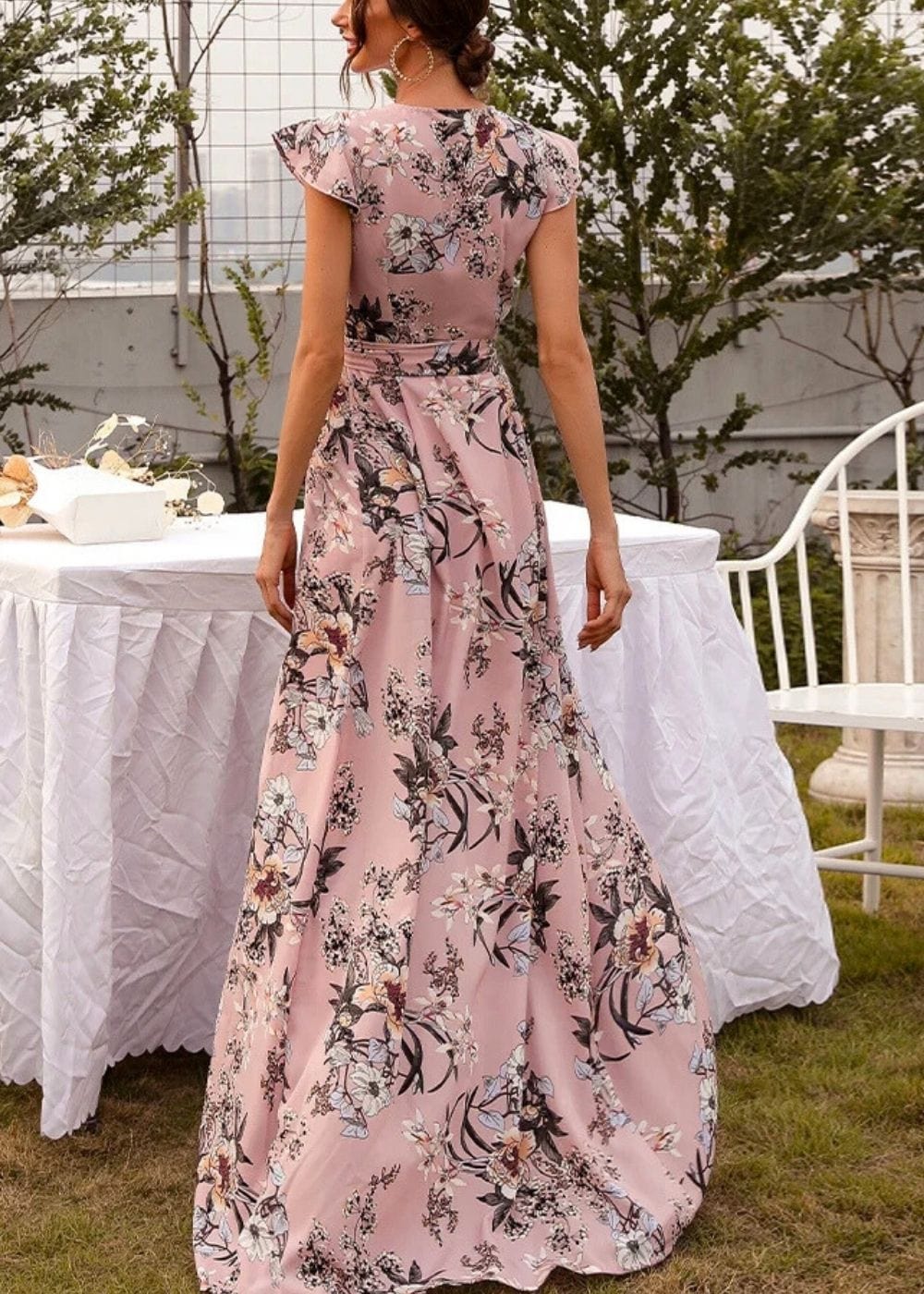 Robe Fleurie pour Mariage Champêtre