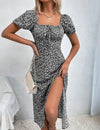 Robe fluide bohème chic Noir / S