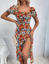 Robe fluide bohème chic Rouge / S
