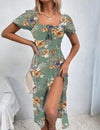 Robe fluide bohème chic Vert / S