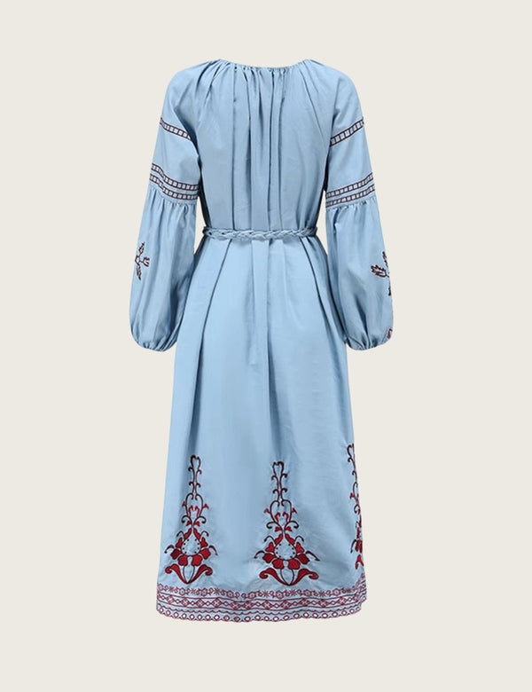 Robe hiver boheme chic