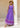Robe Longue Champêtre Femme Violet / S