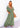 Robe Longue Esprit Champêtre Vert / Taille unique