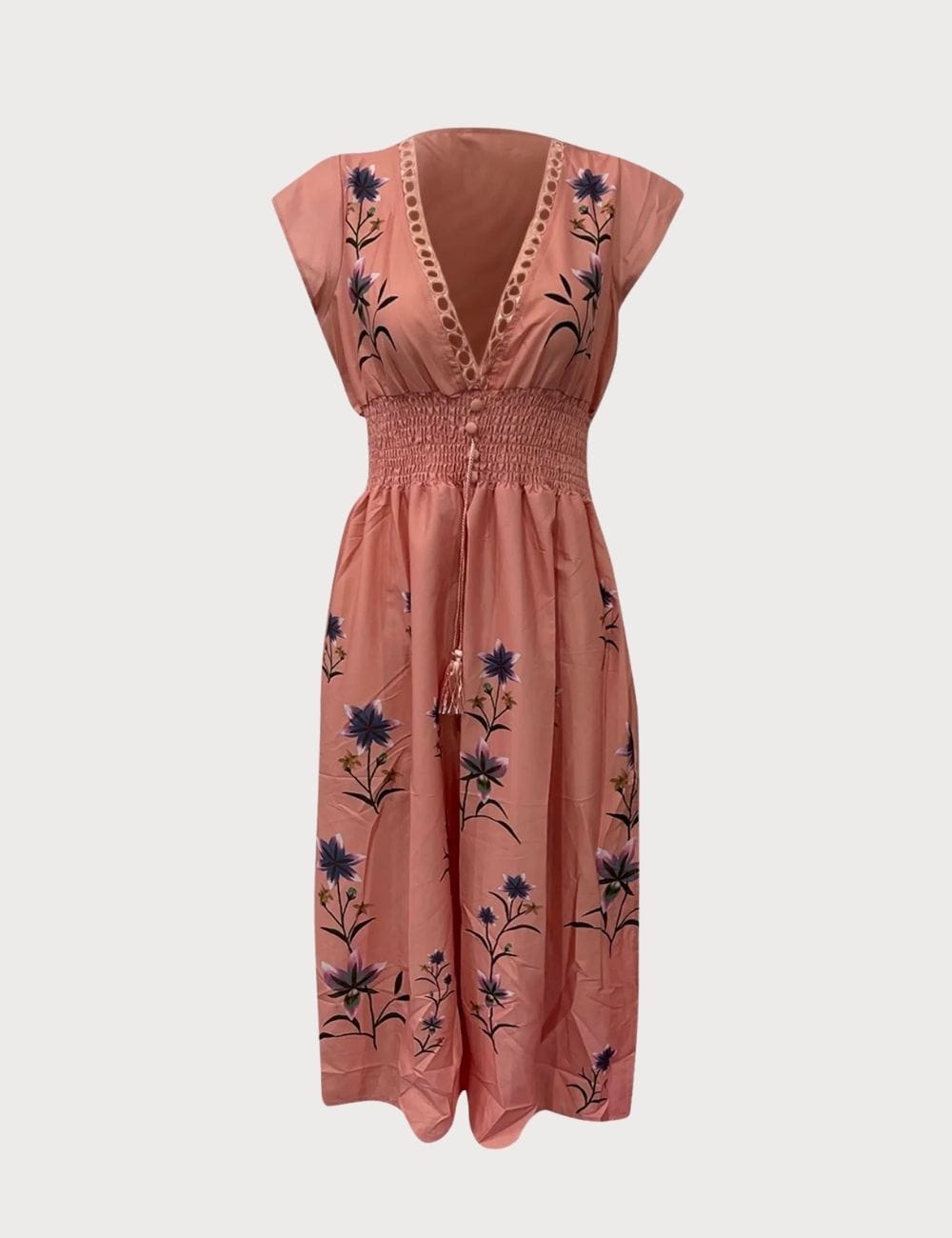Robe longue fluide bohème chic
