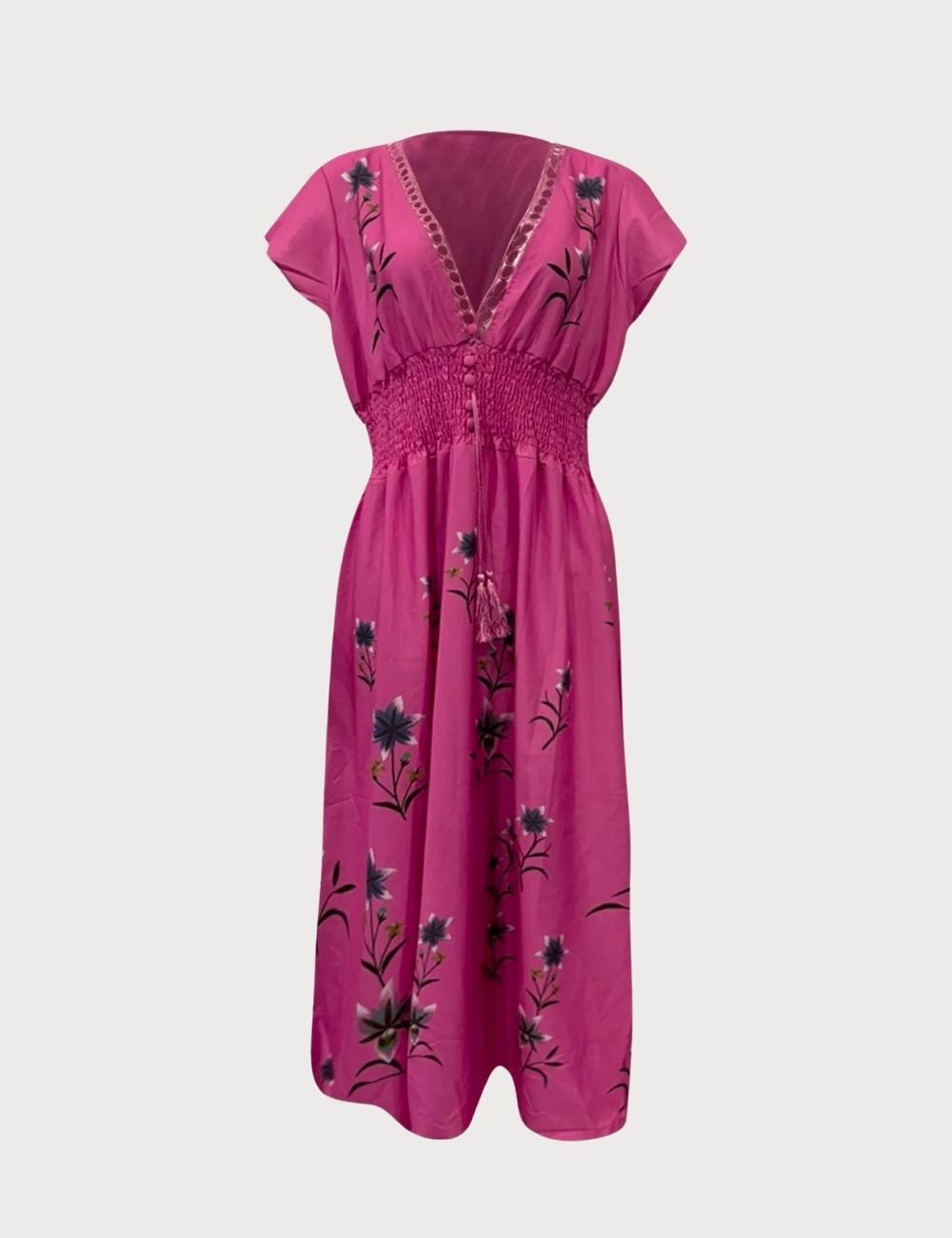 Robe longue fluide bohème chic