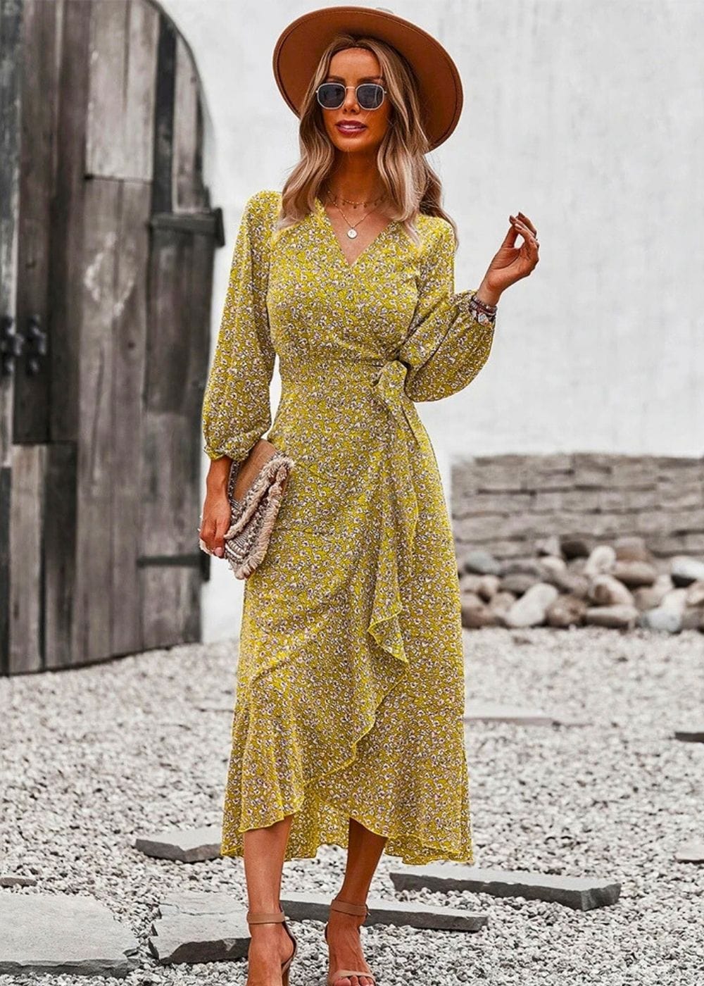 Robe Longue pour Mariage Champêtre Chic