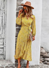 Robe Longue pour Mariage Champêtre Chic Jaune / S