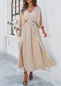 Robe Mariage Bohème Champêtre Beige / S