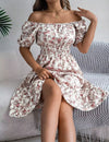 Robe midi bohème chic