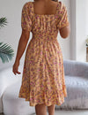 Robe midi bohème chic
