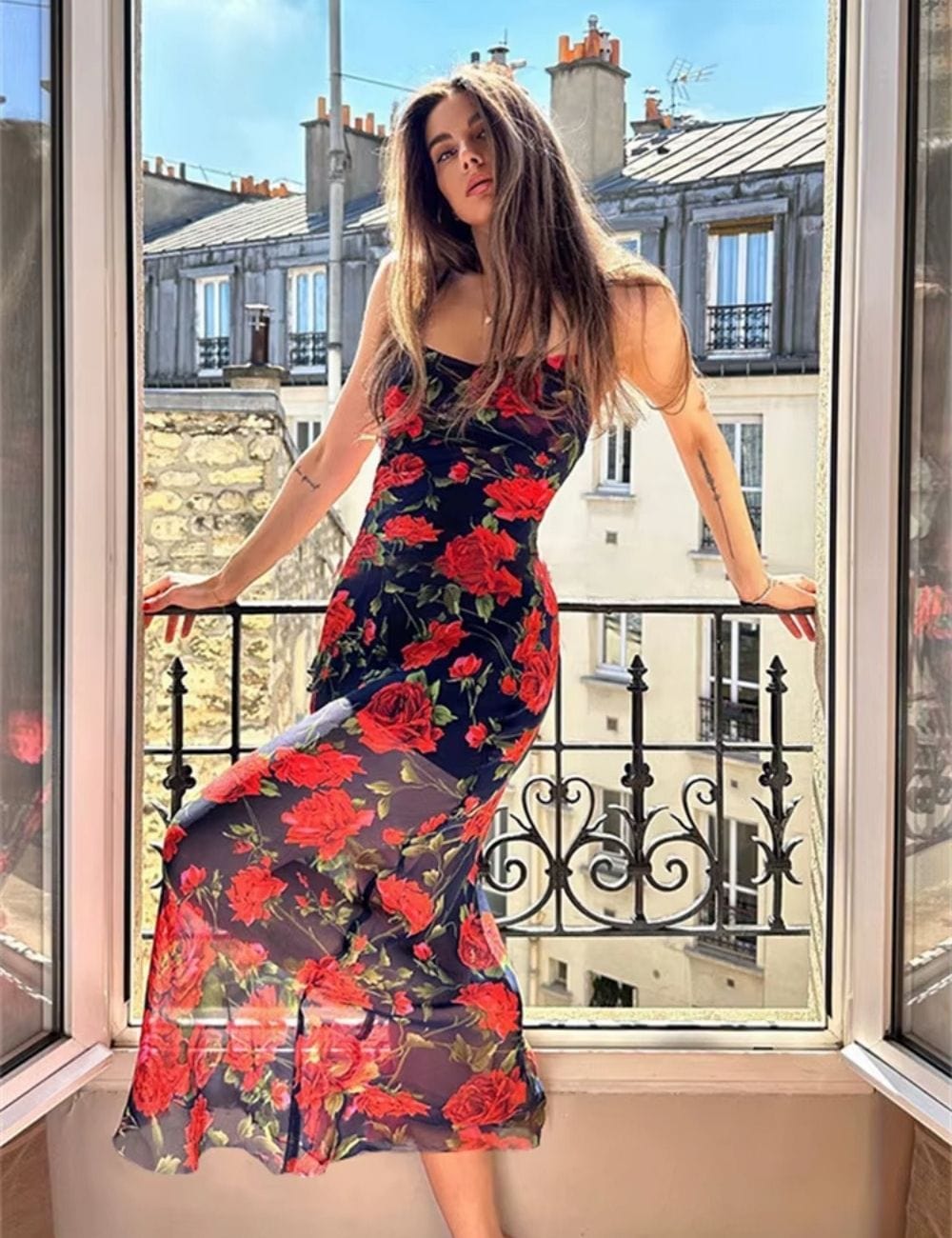 Robe sirène bohème chic
