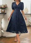 Robe Témoin Champêtre Chic Marine / S