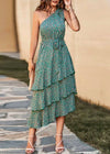 Robe Témoin de Mariage Thème Champêtre Vert / S
