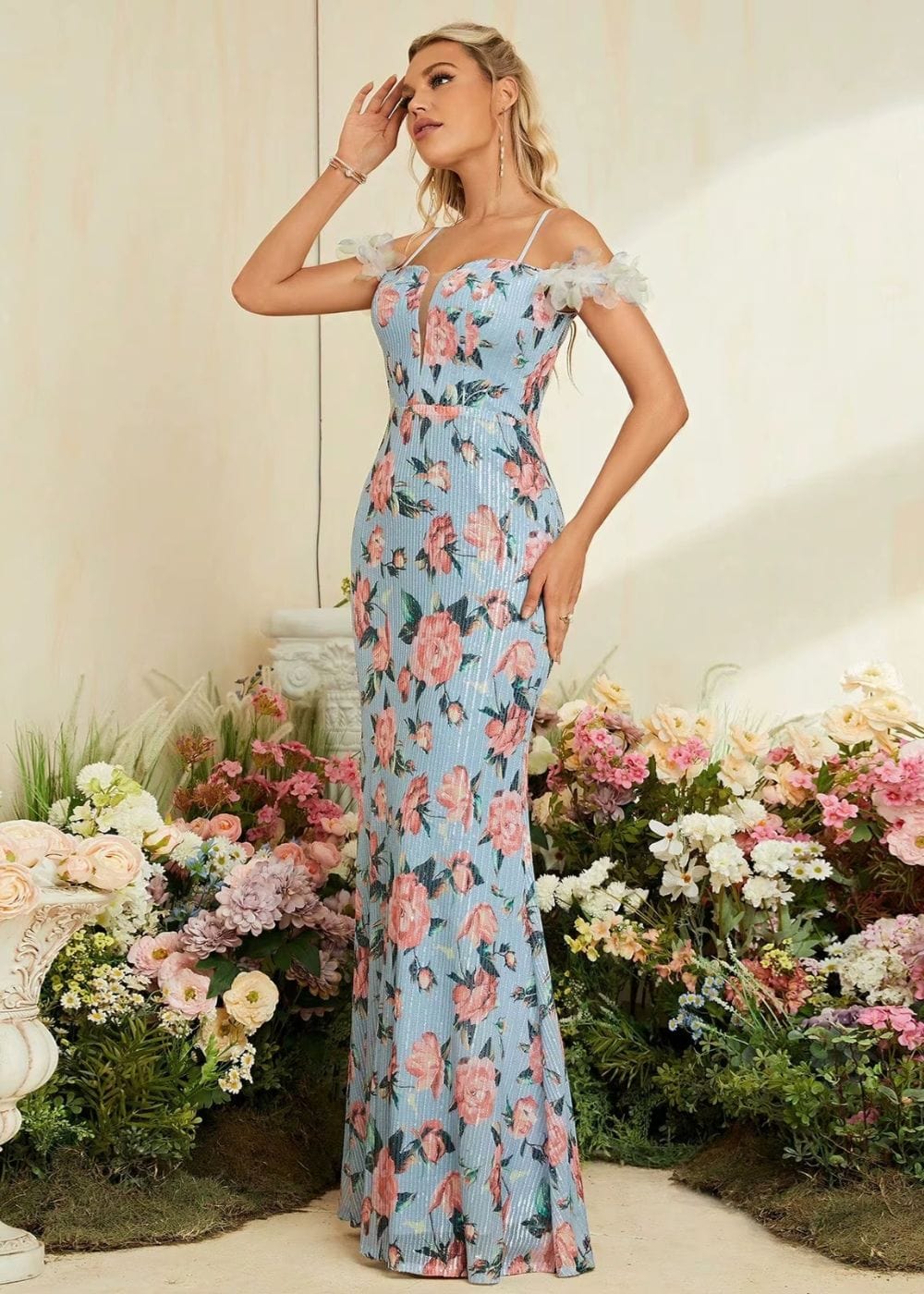 Robe Témoin Thème Champêtre