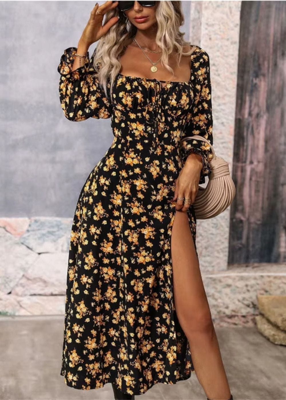 Robe Thème Champêtre Orange / S