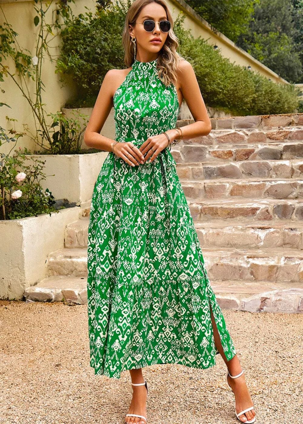 Robe Verte Mariage Champêtre