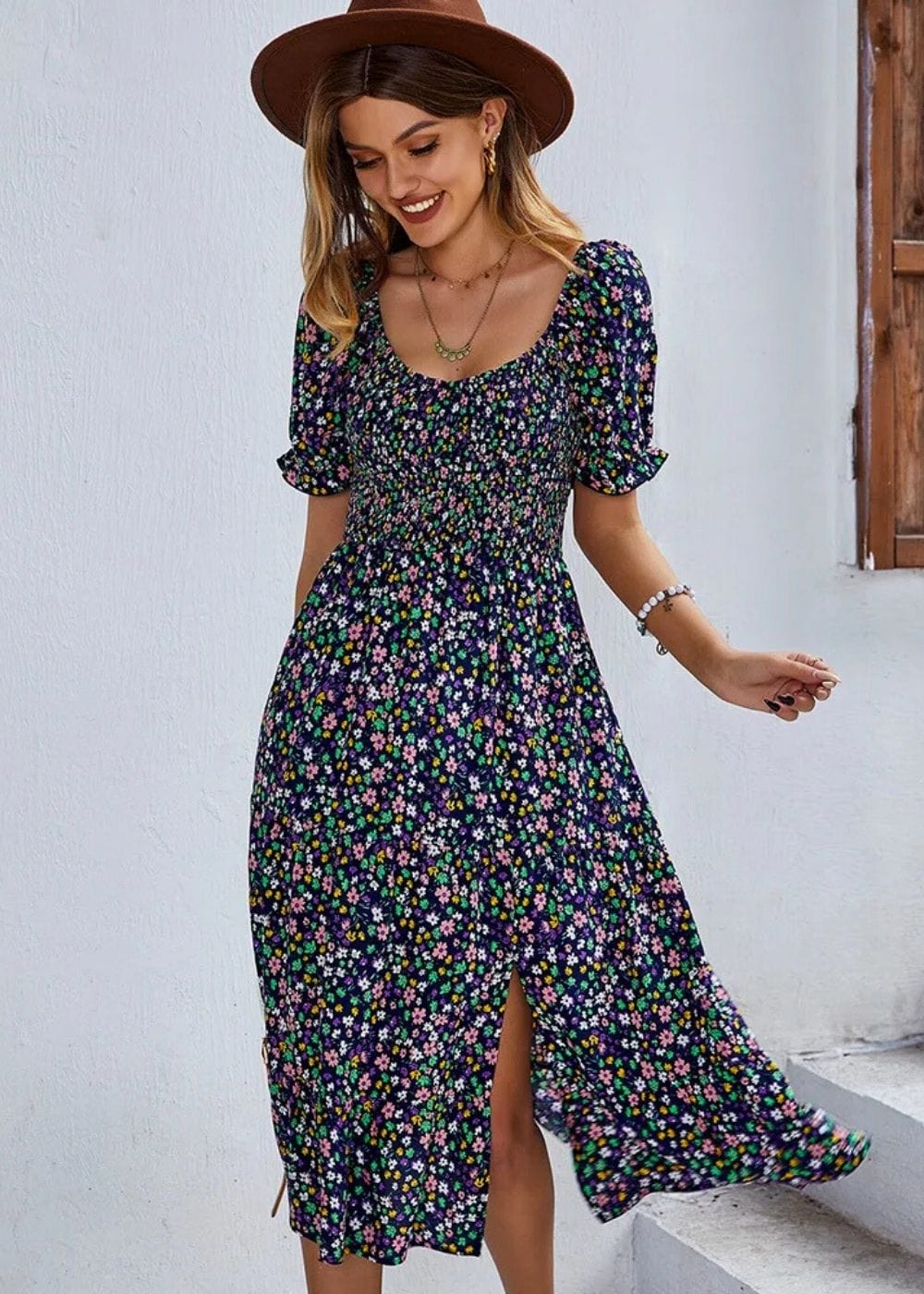 tenue boheme champetre Navy / S