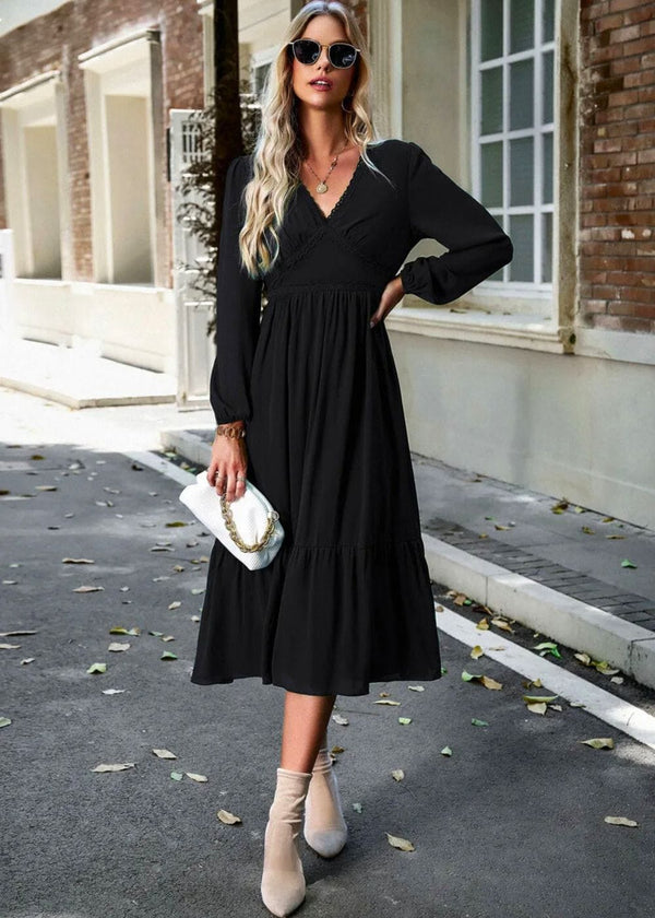 Tenue Champêtre Chic Automne Noir / L