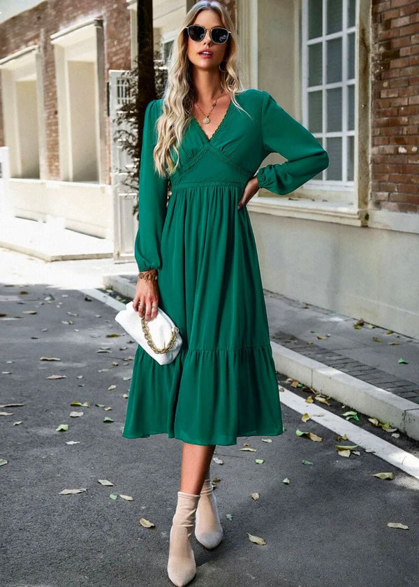 Tenue Champêtre Chic Automne Vert / S