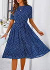 tenue champetre chic femme mariage blue dress / S