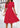 tenue champetre chic femme mariage red dress / L